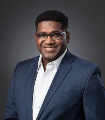 Portrait of James Brown, Realtor.